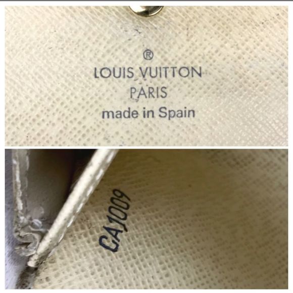 LOUIS VUITTON WALLET N61735 DAMIER AZURTEFEUILLE SARAH CA1009 AUTHENTIC - Picture 10 of 12